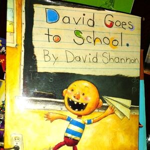 Large David Goes to School Book